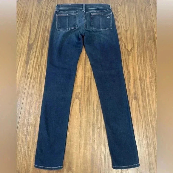 Rag & Bone Skinny Jeans Dark Wash Mid Rise Womens size 28 - Picture 13 of 13